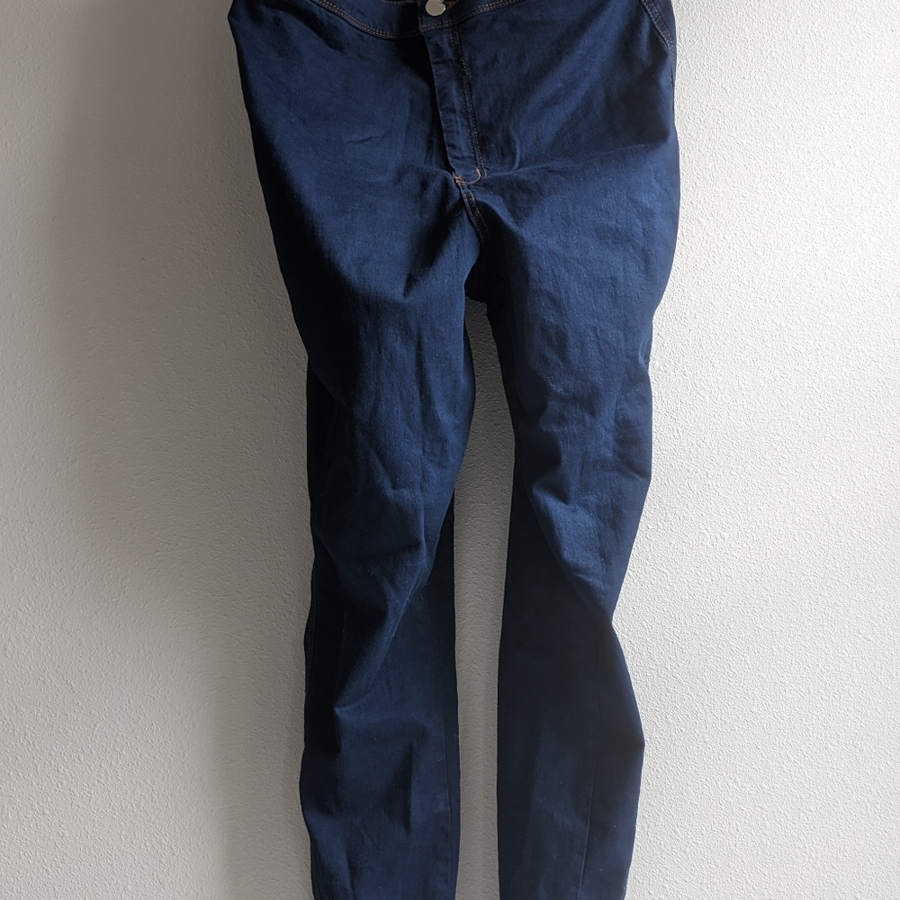 ASOS Skinny Jeggings Dark Blue size 34/30 Curve